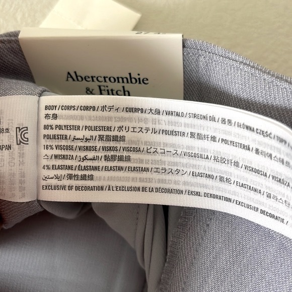 NWT Abercrombie & Fitch Tailored Flare Pant - Picture 10 of 10